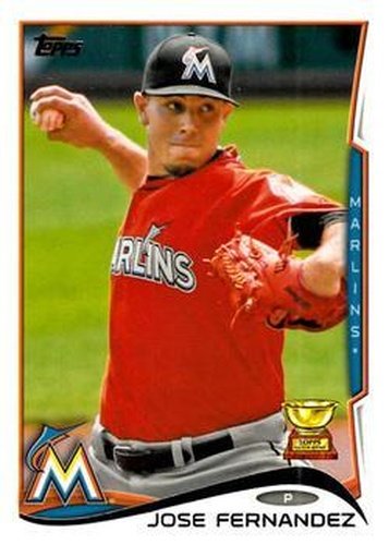 #660a Jose Fernandez - Miami Marlins - 2014 Topps Baseball