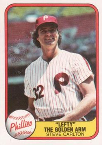 #660b Steve Carlton - Philadelphia Phillies - 1981 Fleer Baseball