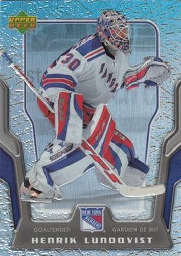 #22 Henrik Lundqvist - New York Rangers - 2007-08 McDonald's Upper Deck Hockey