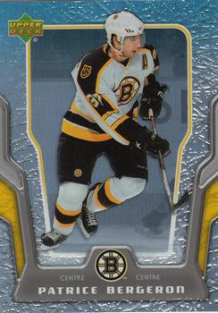 #48 Patrice Bergeron - Boston Bruins - 2007-08 McDonald's Upper Deck Hockey