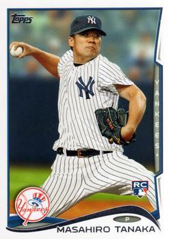 #661a Masahiro Tanaka - New York Yankees - 2014 Topps Baseball