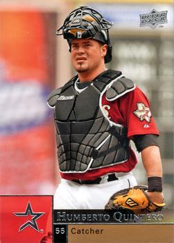 #662 Humberto Quintero - Houston Astros - 2009 Upper Deck Baseball