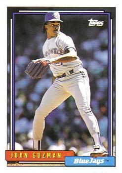 #662 Juan Guzman - Toronto Blue Jays - 1992 Topps Baseball