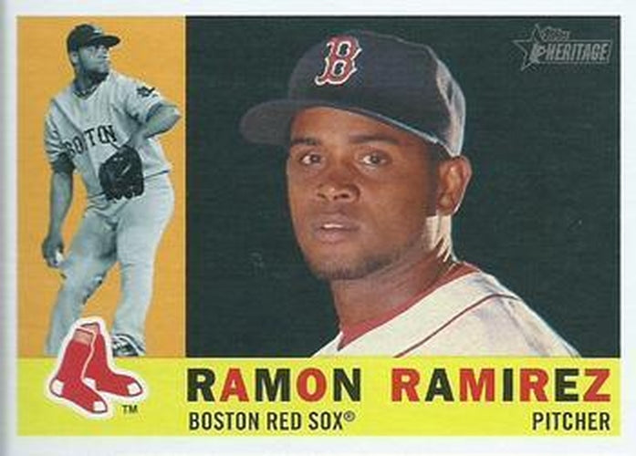 #662 Ramon Ramirez - Boston Red Sox - 2009 Topps Heritage Baseball