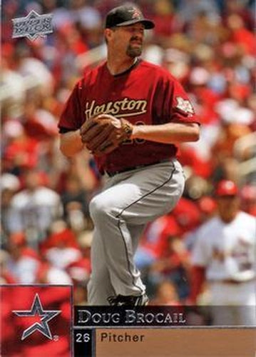 #663 Doug Brocail - Houston Astros - 2009 Upper Deck Baseball