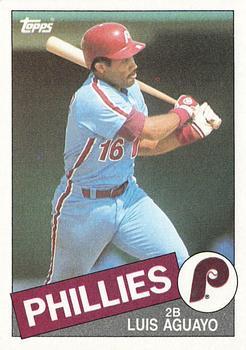 #663 Luis Aguayo - Philadelphia Phillies - 1985 Topps Baseball