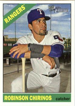 #663 Robinson Chirinos - Texas Rangers - 2015 Topps Heritage Baseball