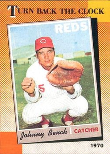 #664 Johnny Bench - Cincinnati Reds - 1990 O-Pee-Chee Baseball