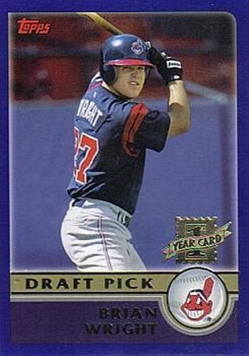 #664 Brian Wright - Cleveland Indians - 2003 Topps Baseball