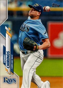 #664 Yonny Chirinos - Tampa Bay Rays - 2020 Topps Baseball