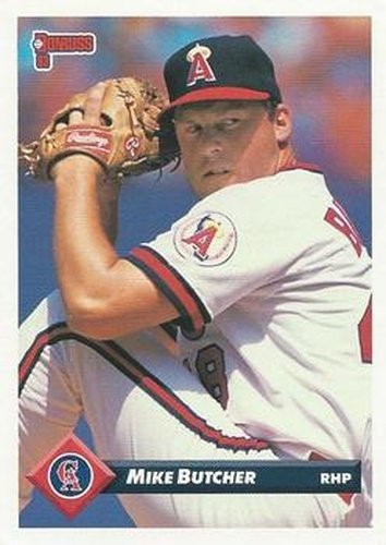 #665 Mike Butcher - California Angels - 1993 Donruss Baseball