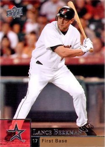 #665 Lance Berkman - Houston Astros - 2009 Upper Deck Baseball