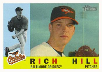 #666 Rich Hill - Baltimore Orioles - 2009 Topps Heritage Baseball