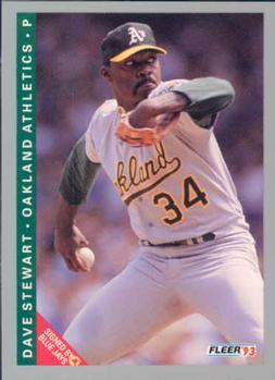 #669 Dave Stewart - Toronto Blue Jays - 1993 Fleer Baseball