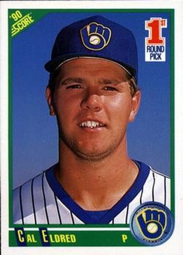 #669 Cal Eldred - Milwaukee Brewers - 1990 Score Baseball