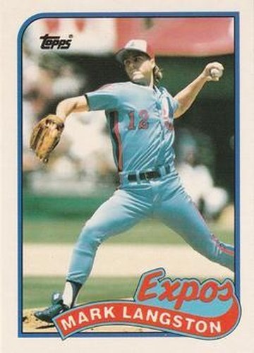 #66T Mark Langston - Montreal Expos - 1989 Topps Traded Baseball