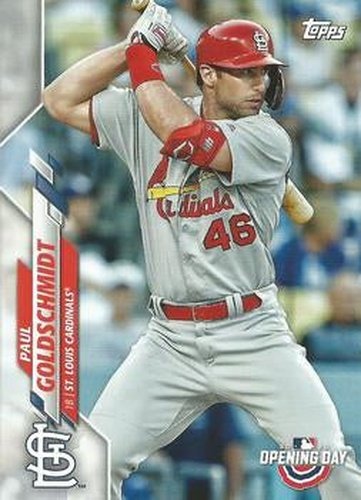 #66 Paul Goldschmidt - St. Louis Cardinals - 2020 Topps Opening Day Baseball