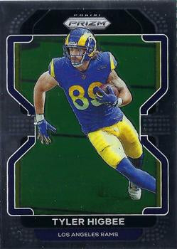 #66 Tyler Higbee - Los Angeles Rams - 2021 Panini Prizm Football