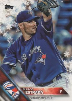 #HMW66 Marco Estrada - Toronto Blue Jays - 2016 Topps Holiday Baseball