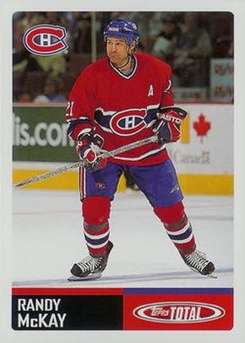 #66 Randy McKay - Montreal Canadiens - 2002-03 Topps Total Hockey