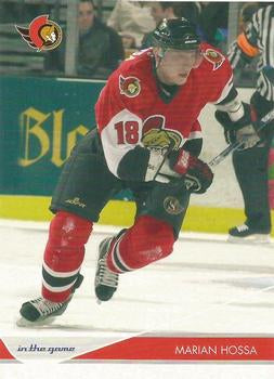 #66 Marian Hossa - Ottawa Senators - 2003-04 In The Game Toronto Star Hockey