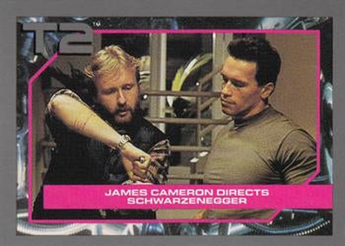 #66 James Cameron Directs Schwarzenegger - 1991 Impel Terminator 2