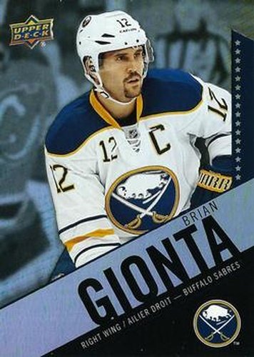 #66 Brian Gionta - Buffalo Sabres - 2015-16 Upper Deck Tim Hortons Hockey