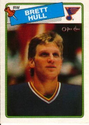 #66 Brett Hull - St. Louis Blues - 1988-89 O-Pee-Chee Hockey