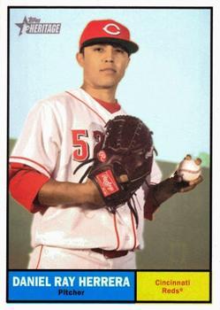 #66 Daniel Ray Herrera - Cincinnati Reds - 2010 Topps Heritage Baseball