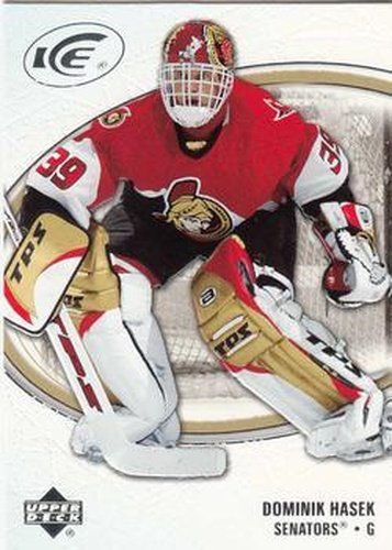 #66 Dominik Hasek - Ottawa Senators - 2005-06 Upper Deck Ice Hockey