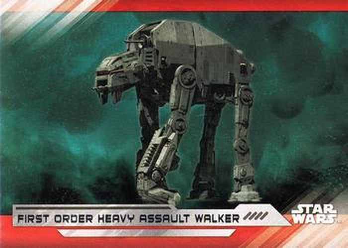 #66 First Order Heavy Assault Walker - 2017 Topps Star Wars The Last Jedi