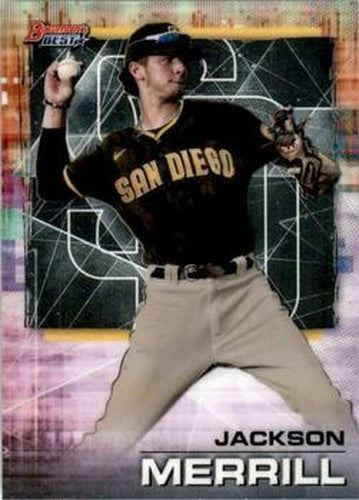 #66 Jackson Merrill - San Diego Padres - 2021 Bowman's Best Baseball