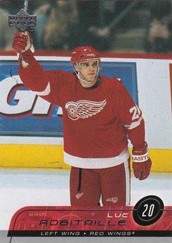 #66 Luc Robitaille - Detroit Red Wings - 2002-03 Upper Deck Hockey