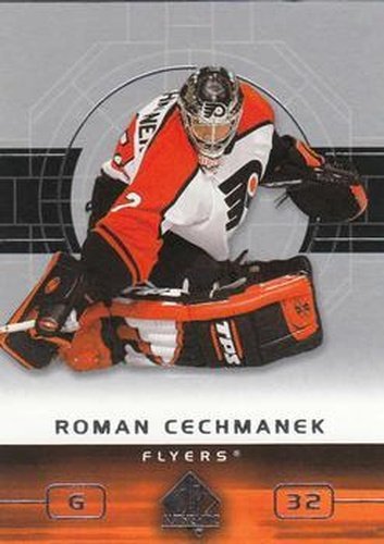 #66 Roman Cechmanek - Philadelphia Flyers - 2002-03 SP Authentic Hockey