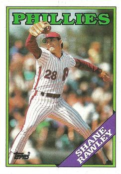 #66 Shane Rawley - Philadelphia Phillies - 1988 Topps Baseball