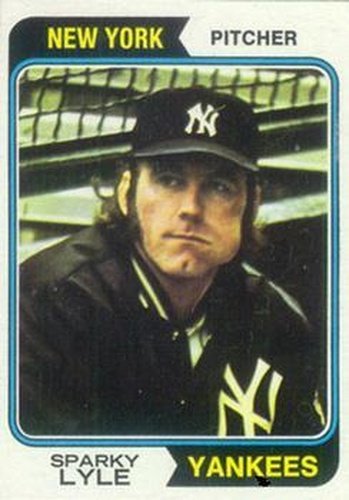 #66 Sparky Lyle - New York Yankees - 1974 Topps Baseball