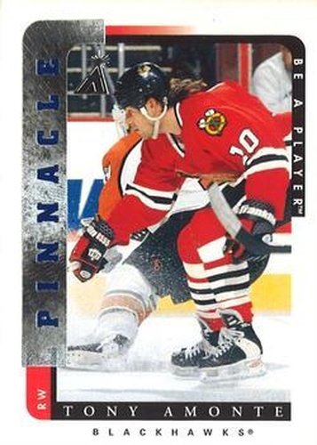 #66 Tony Amonte - Chicago Blackhawks - 1996-97 Pinnacle Be a Player Hockey