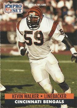 #466 Kevin Walker - Cincinnati Bengals - 1991 Pro Set Football