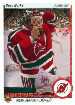 #66 Sean Burke - New Jersey Devils - 1990-91 Upper Deck Hockey