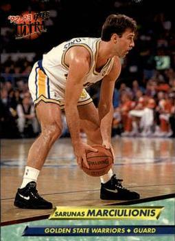 #66 Sarunas Marciulionis - Golden State Warriors - 1992-93 Ultra Basketball