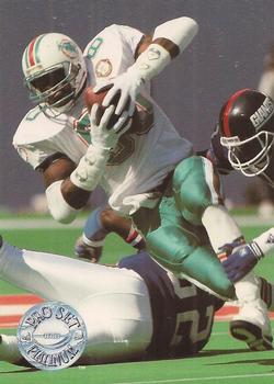 #66 Ferrell Edmunds - Miami Dolphins - 1991 Pro Set Platinum Football