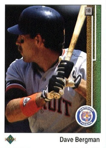 #266 Dave Bergman - Detroit Tigers - 1989 Upper Deck Baseball