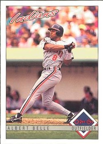#66 Albert Belle - Cleveland Indians - 1993 O-Pee-Chee Baseball