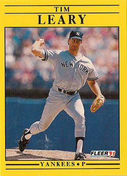 #670 Tim Leary - New York Yankees - 1991 Fleer Baseball