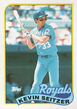 #670 Kevin Seitzer - Kansas City Royals - 1989 Topps Baseball