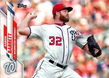 #670 Aaron Barrett - Washington Nationals - 2020 Topps Baseball