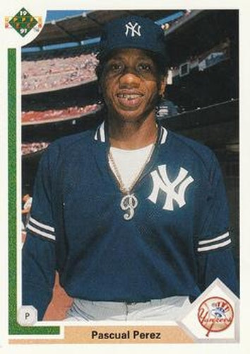 #671 Pascual Perez - New York Yankees - 1991 Upper Deck Baseball