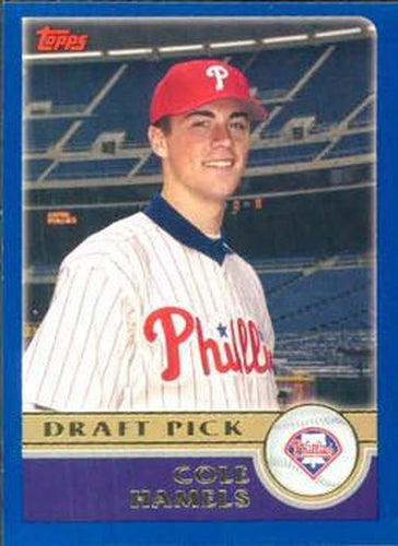 #671 Cole Hamels - Philadelphia Phillies - 2003 Topps Baseball