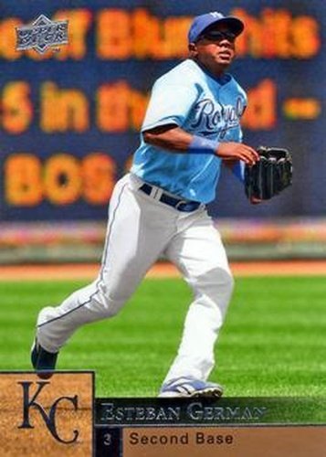 #671 Esteban German - Kansas City Royals - 2009 Upper Deck Baseball