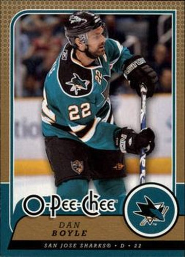#673 Dan Boyle - San Jose Sharks - 2008-09 O-Pee-Chee Hockey